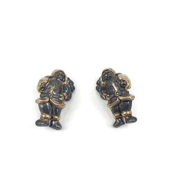 Santa Earrings for Pierced Ears - Picture 2 of 11